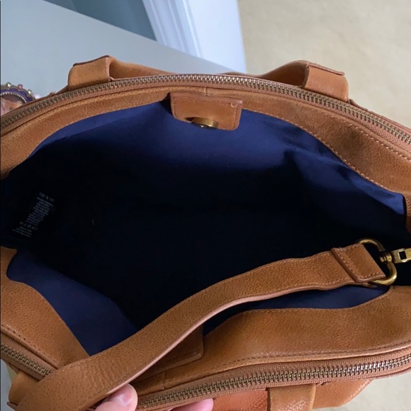 Authentic Nat and Nin brown leather tote bag! - Picture 3 of 5